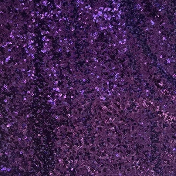 vintage camille la vie purple sequin strapless dress Size 2 - Picture 6 of 8